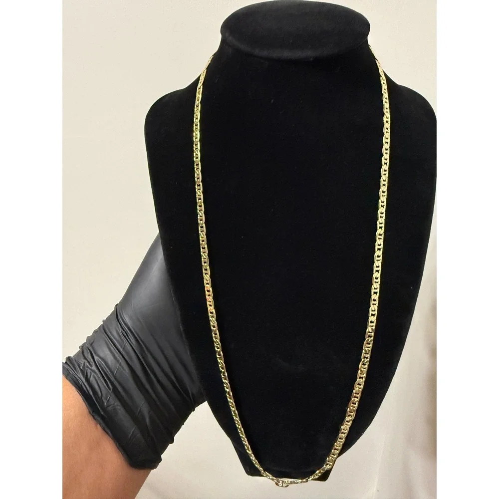 mariner gold layered 24 inch 5 mm lobster clasp